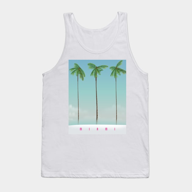 Miami Palm Trees Tank Top by nickemporium1